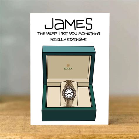 rolex birthday card